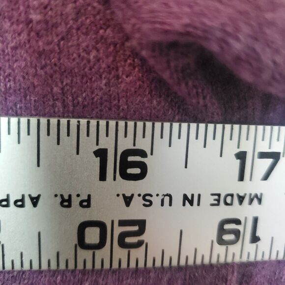 Vintage GAP Cardigan Sz S Cotton Nylon Acrylic Purple Button Up - Picture 11 of 16